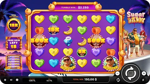 Sugar Daddy gameplay look