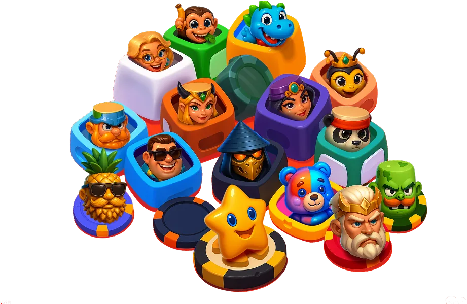 Exa Gaming game characters